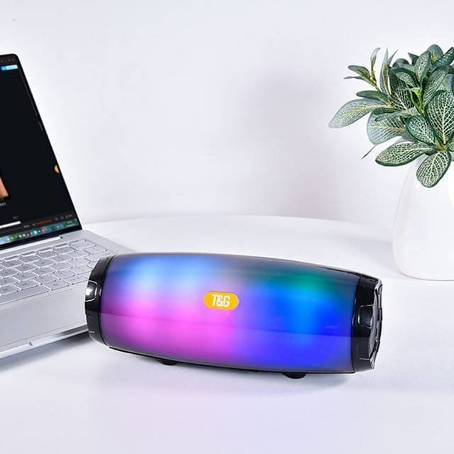 Portable Bluetooth Speaker with Radio - Metal / Black