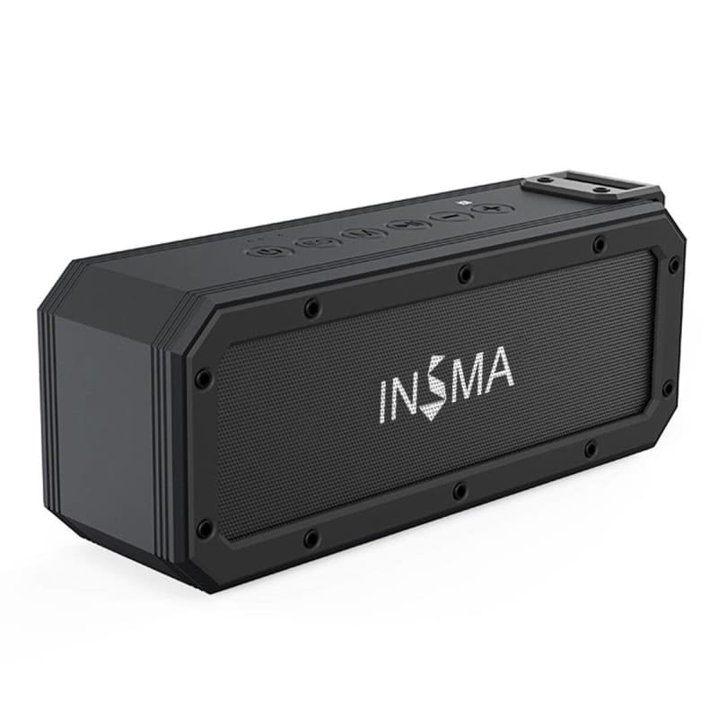 Portable IPX7 Waterproof Wireless Speaker - Metal / Black