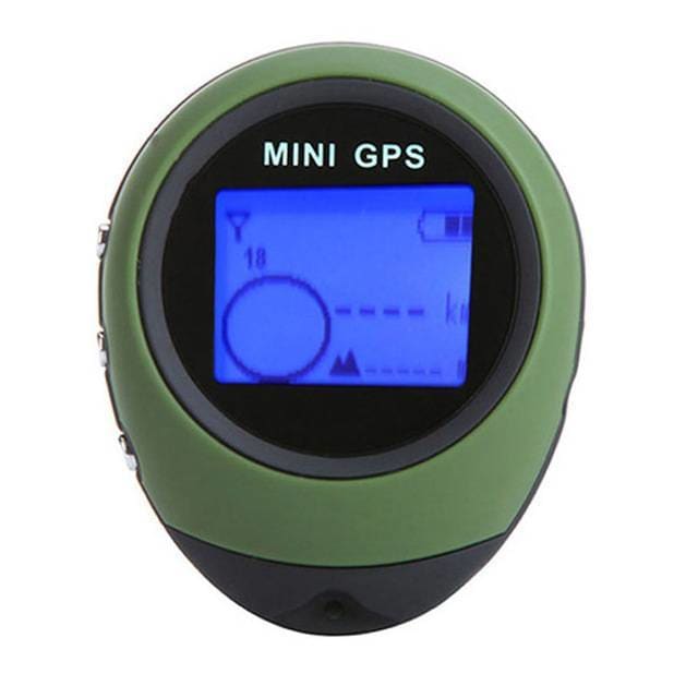 Rechargeable Mini GPS Navigation - Green