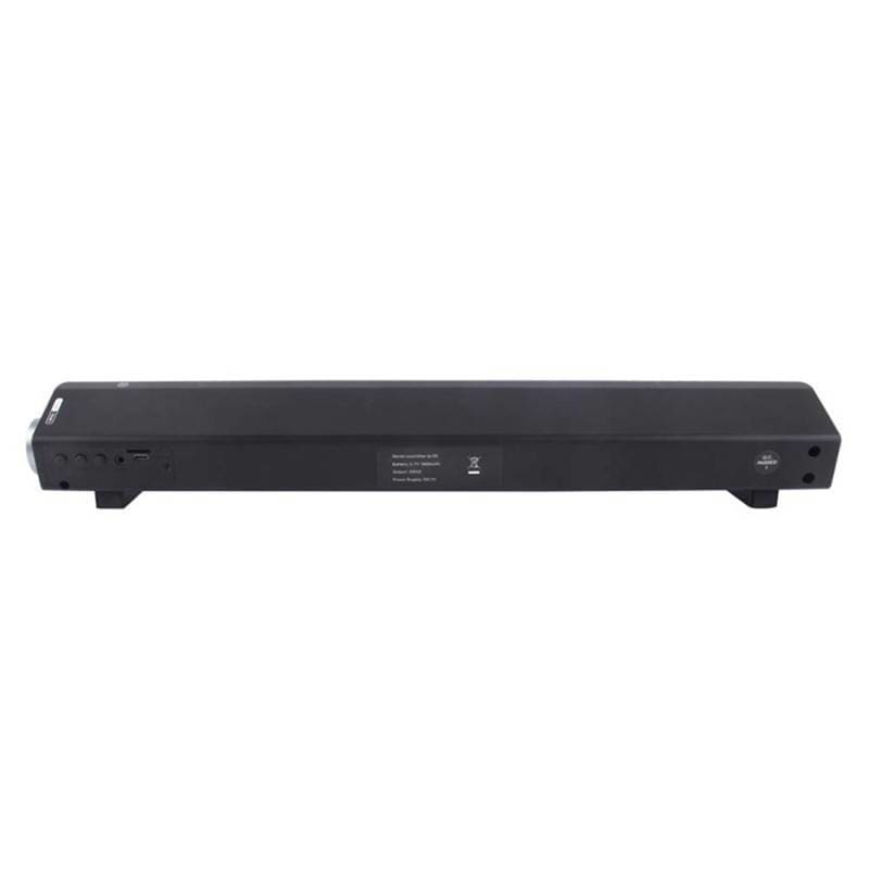 Remote Control Subwoofer Soundbar - Black