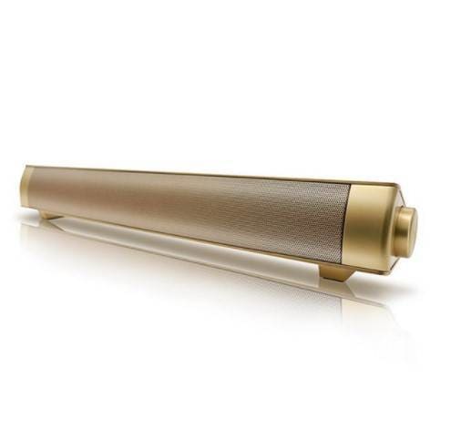 Remote Control Subwoofer Soundbar - Black