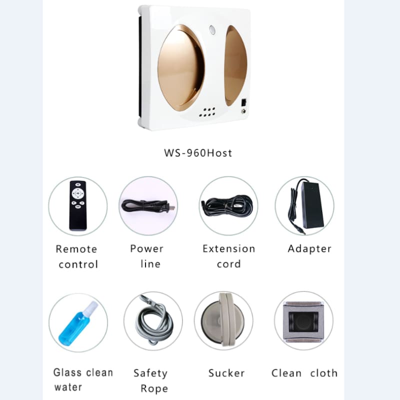 Robot Automatic Glass Cleaning - Dark Khaki / Yes