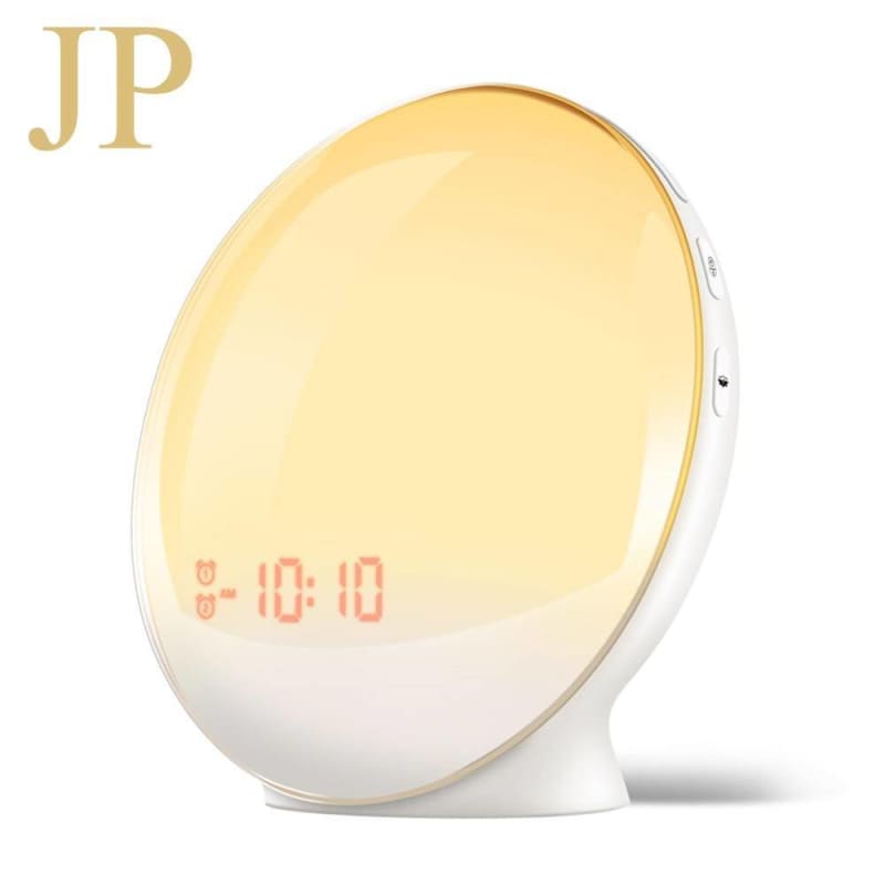 Round Alarm Clocks with Nature Sounds - JP/White