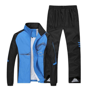 (Running Set) Sport Men’s Jogging Suit - Red / 4XL 70 to 