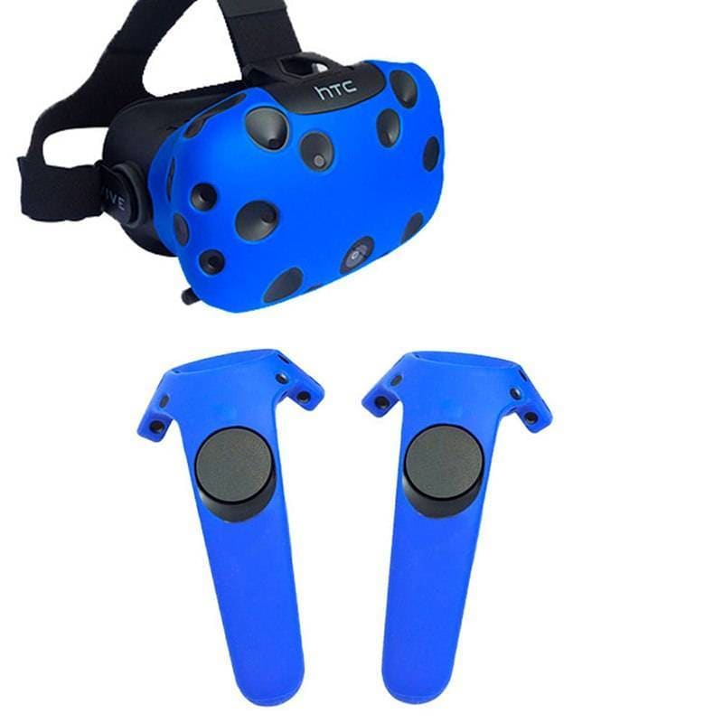 Silicone Cover Set for HTC Vive Headset - Blue