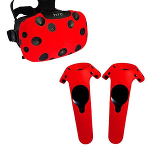 Silicone Cover Set for HTC Vive Headset - Red
