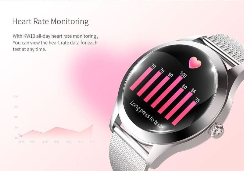 Smart Watch Pink Butterfly For Women
