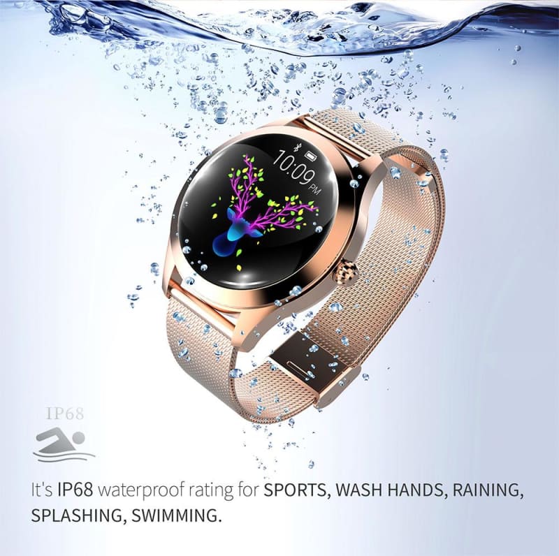 Smart Watch Pink Butterfly For Women