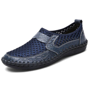 Soft Flats Sandals Handmade Loafer shoes - Black / 9
