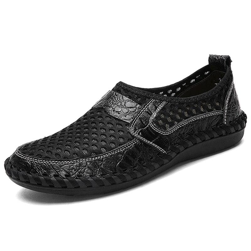 Soft Flats Sandals Handmade Loafer shoes - Green / 6.5