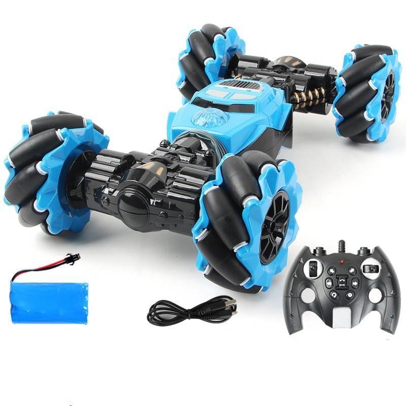 Speed Car Stunt Climbing with Radio Control for kids - Blue 