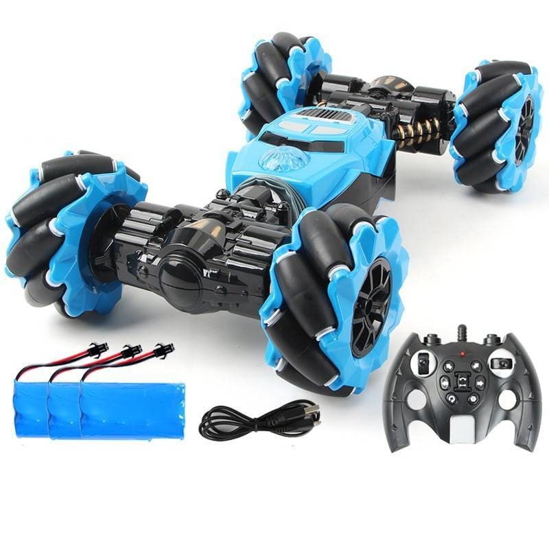 Speed Car Stunt Climbing with Radio Control for kids - Blue 