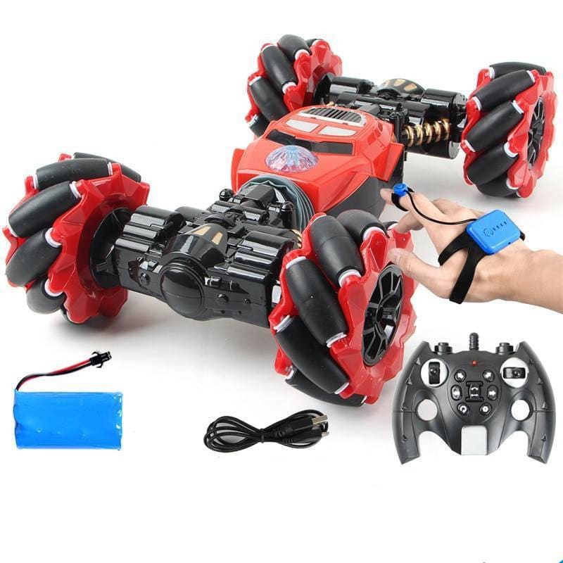 Speed Car Stunt Climbing with Radio Control for kids - RED 