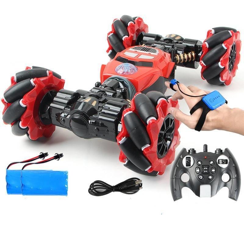 Speed Car Stunt Climbing with Radio Control for kids - RED 