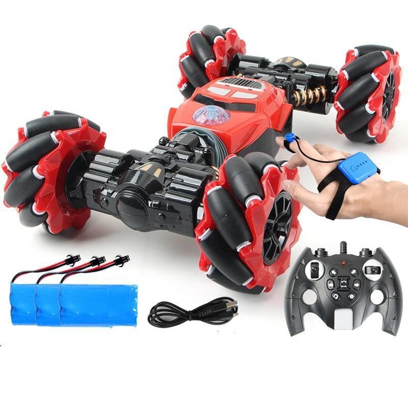 Speed Car Stunt Climbing with Radio Control for kids - RED 