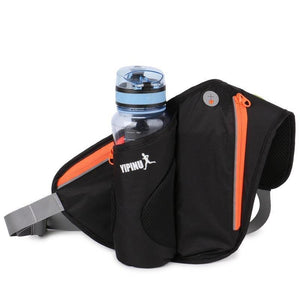 Sports Waist Bags for Water Bottle and Phone - Black