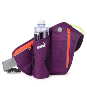 Sports Waist Bags for Water Bottle and Phone - Purple