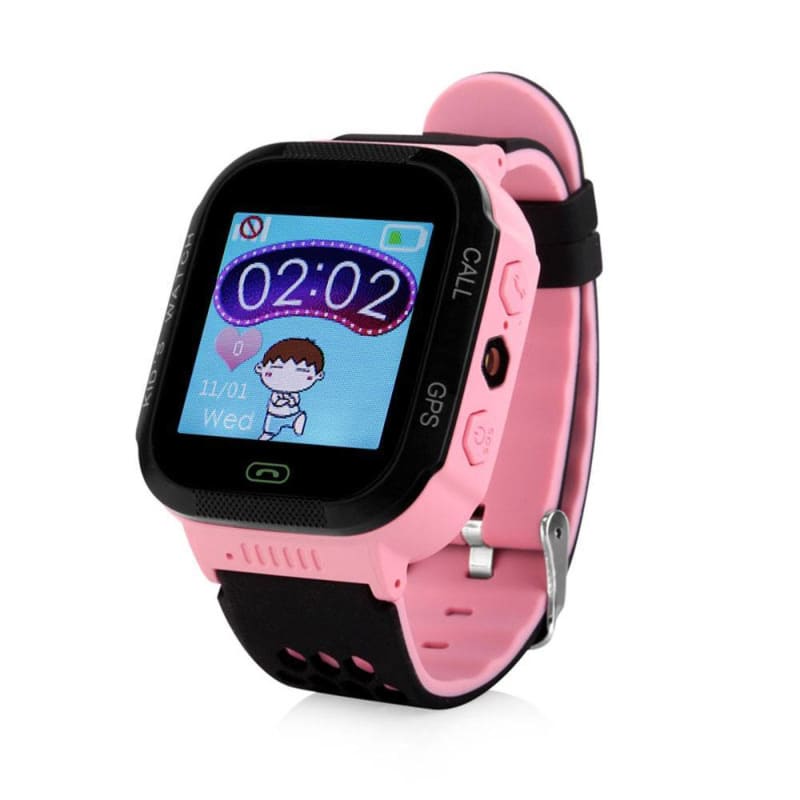 Touch Screen GPS Tracker Watches with Flashlight for Kids - 