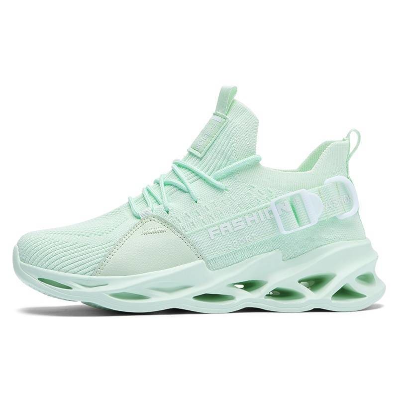 Unisex Lightweight Breathable Sport Shoes - Apple Green / 11