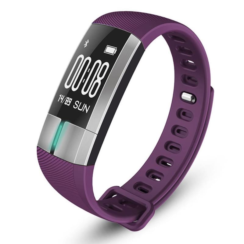 Unisex Smart Wristband with Continuous Heart Rate Monitor - 