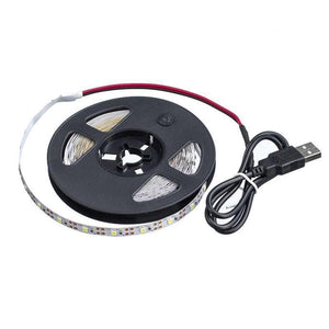 Universal Flexible USB LED Strip - White / L