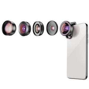 Universal Phone Lenses Kit - Black