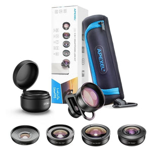 Universal Phone Lenses Kit - Black