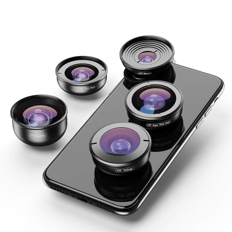 Universal Phone Lenses Kit - Black
