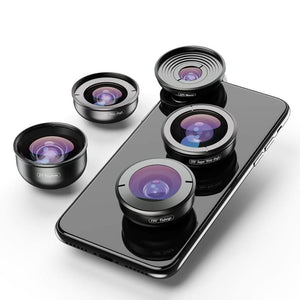 Universal Phone Lenses Kit - Black