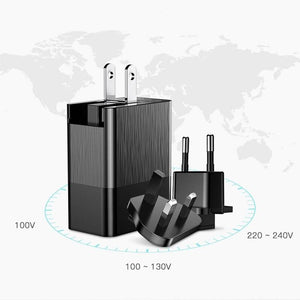 Universal Plug with Three USB Ports - 3-in-1 CHARGER