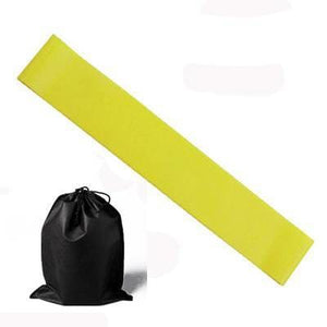 Universal Workout Resistance Band - Yellow with Bag
