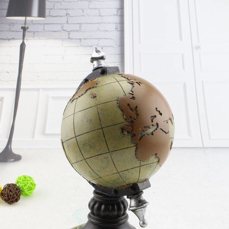 Vintage Style Globe Shaped Alarm Clock
