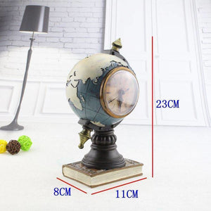 Vintage Style Globe Shaped Alarm Clock