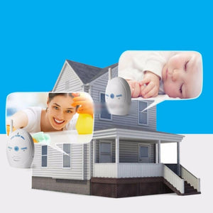 Walkie Talkie Baby Sound Monitor - White