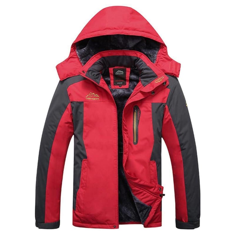 Waterproof Hiking Jacket Softshell For Men - Blue / XL