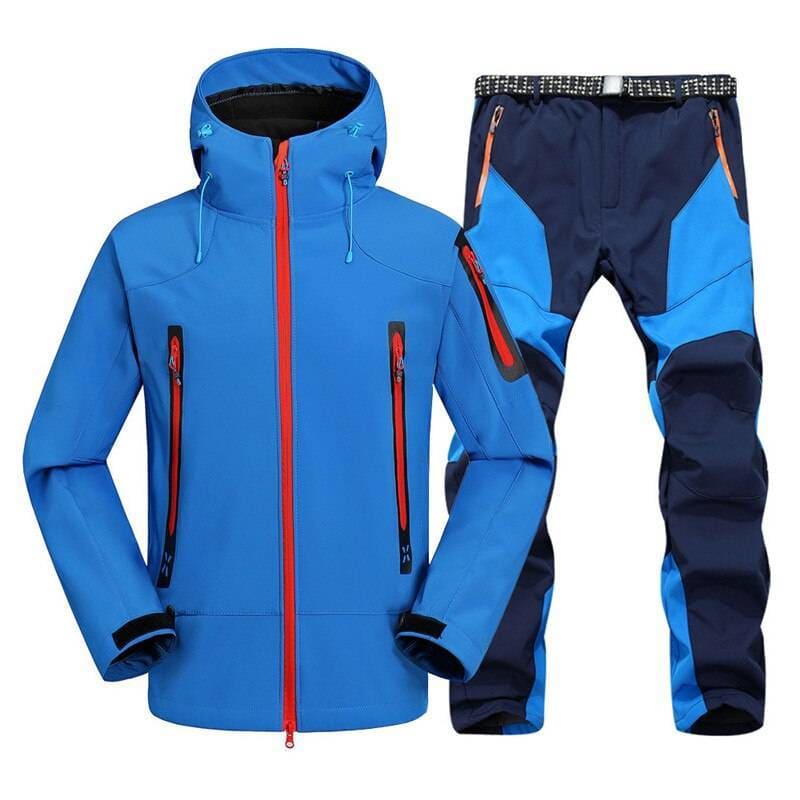 Waterproof Hiking suits - as show 2pc / Asian 3XL EUR 2XL