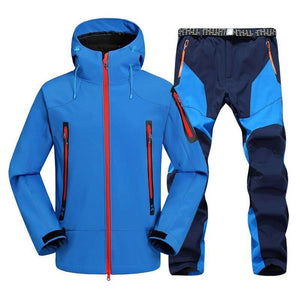 Waterproof Hiking suits - as show 2pc / Asian 3XL EUR 2XL
