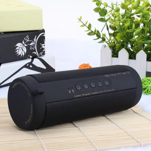 Waterproof Portable Bluetooth Speaker - Metal / Black