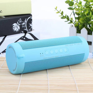 Waterproof Portable Bluetooth Speaker - Metal / Sky Blue
