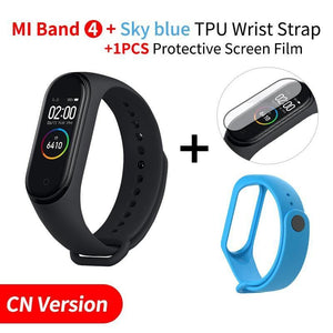 Waterproof Smart Fitness Tracker - Add Skyblue Strap