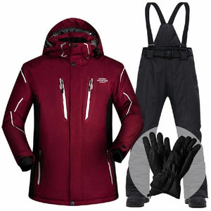 Waterproof And Windproof Snow Jackets - ZYM2 and Navy / XXL