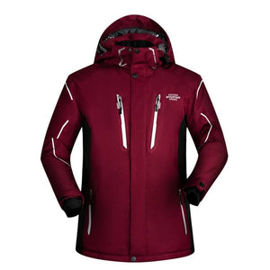 Waterproof And Windproof Snow Jackets - ZYM3 and BLACK / 