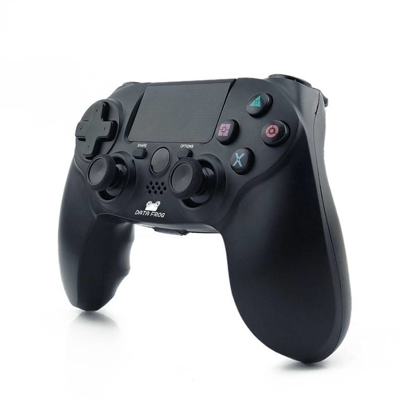Wireless Bluetooth Dual Vibration Gamepad for PS4 - Black / 