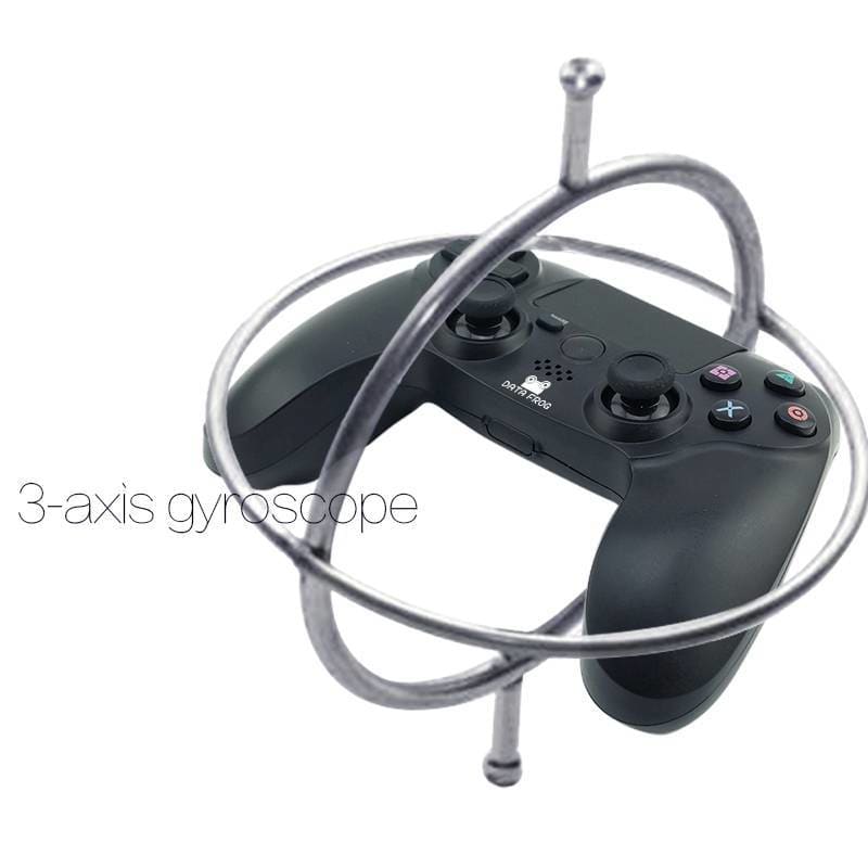 Wireless Bluetooth Dual Vibration Gamepad for PS4 - Black / 