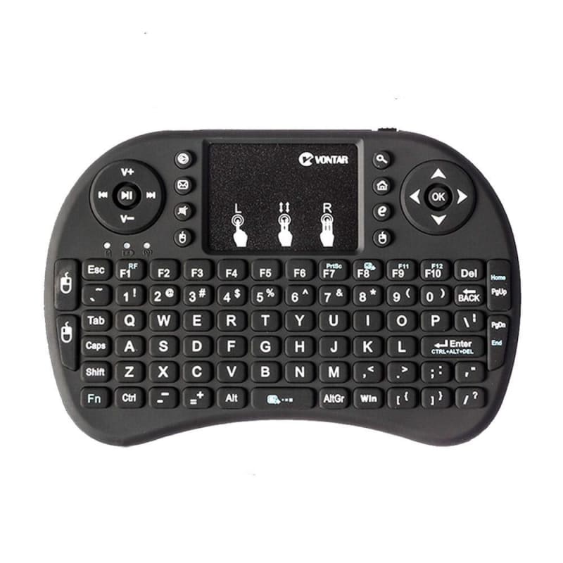 Wireless Keyboard With Air Mouse Touchpad - English No 