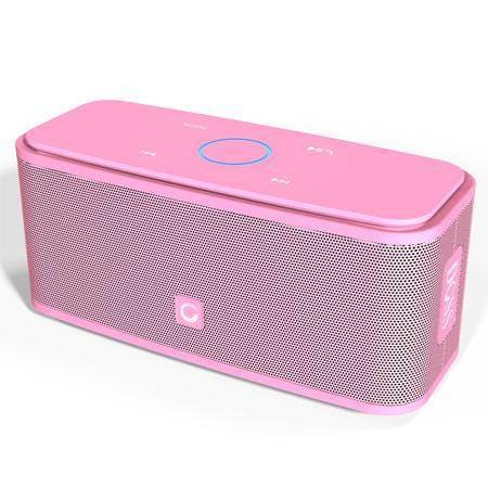 Wireless Touch Control Bluetooth Speaker - Metal / Pink