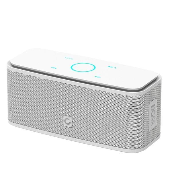 Wireless Touch Control Bluetooth Speaker - Metal / White