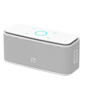 Wireless Touch Control Bluetooth Speaker - Metal / White