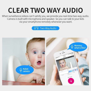 Wireless Wi-Fi Baby Monitor Security Robot