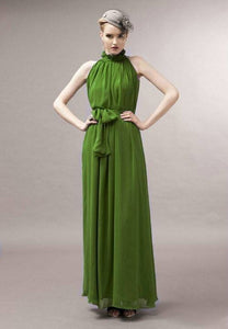 Women’s Old Hollywood Maternity Dress - Light Green